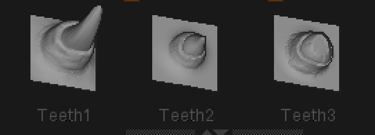 teethブラシは3種類ある