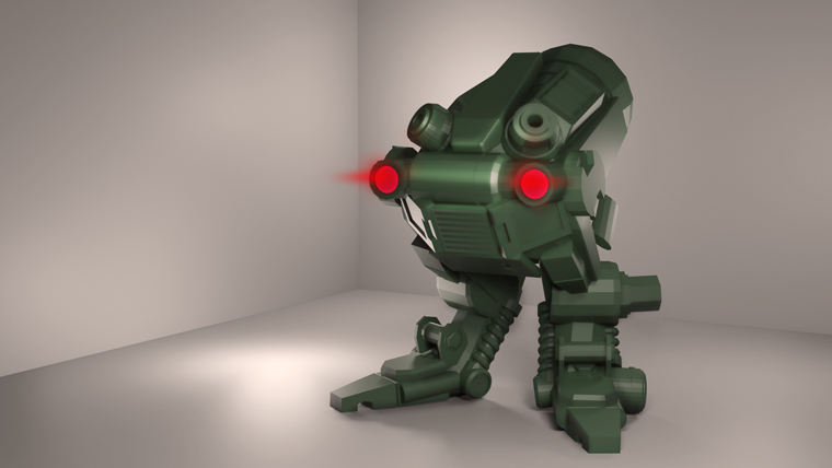 blenderにてレンダリング